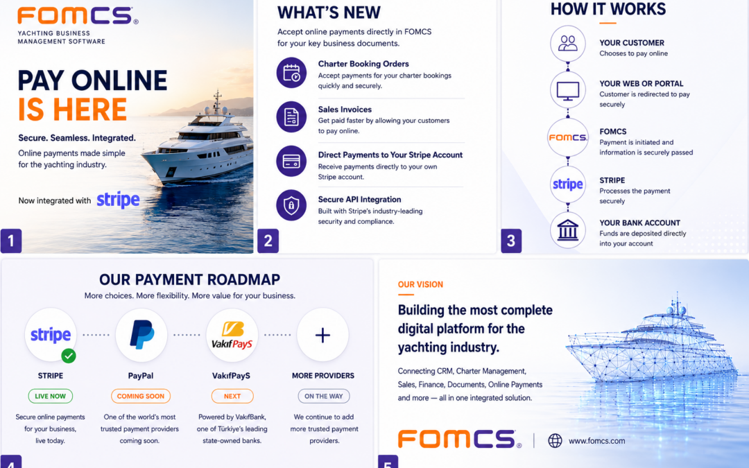 FOMCS Introduces Stripe Pay Online Integration